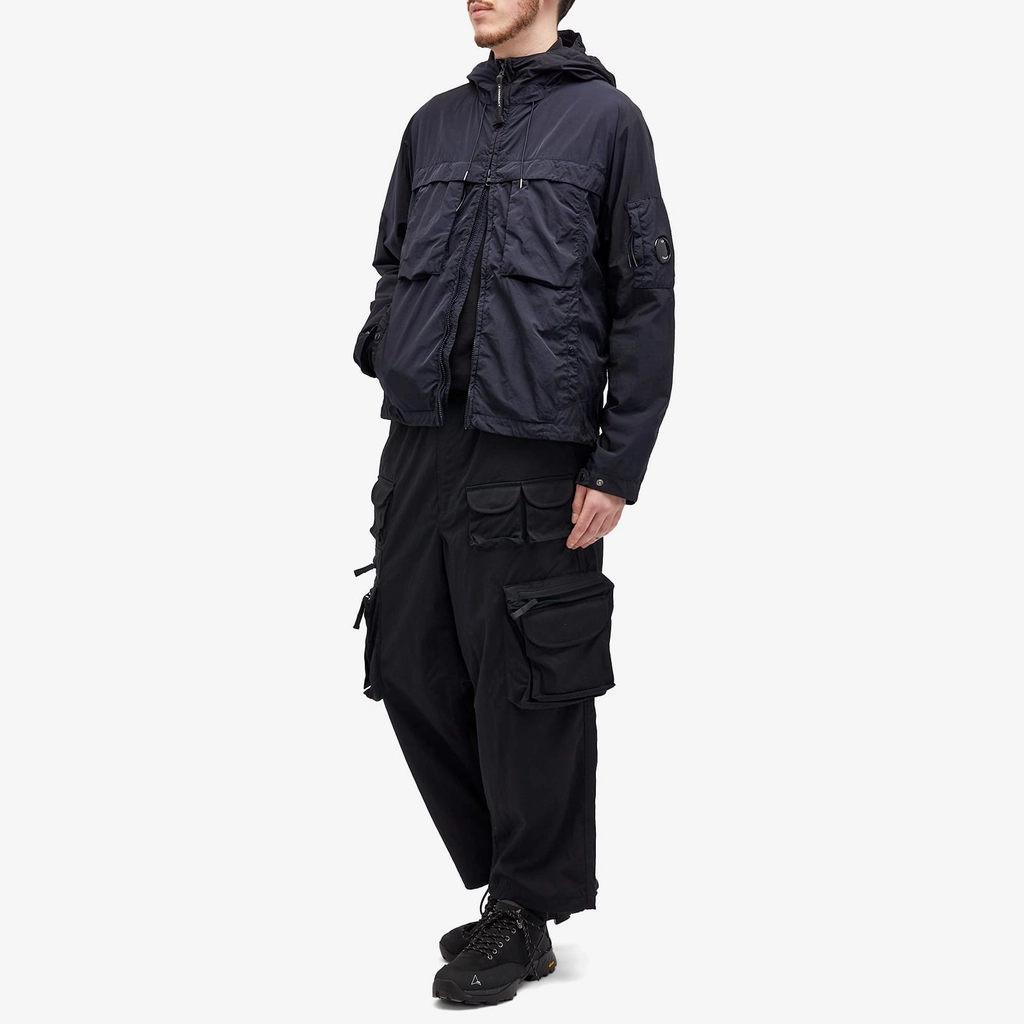 CP Company Men's Chrome-R Hooded Jacket Total Eclipse